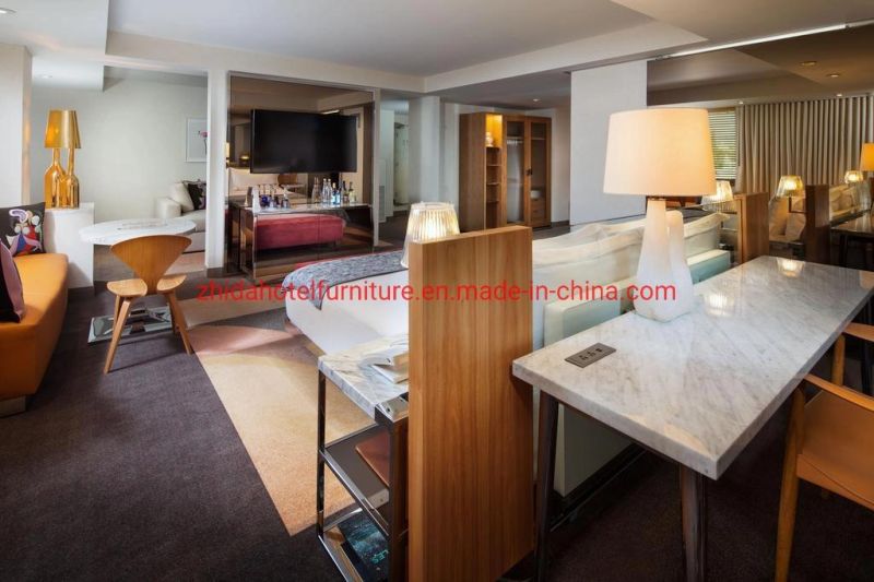 5 Star Modern Luxury Commercial Hospitality Hotel Bed Room Hilton Hotel Bedroom Furniture