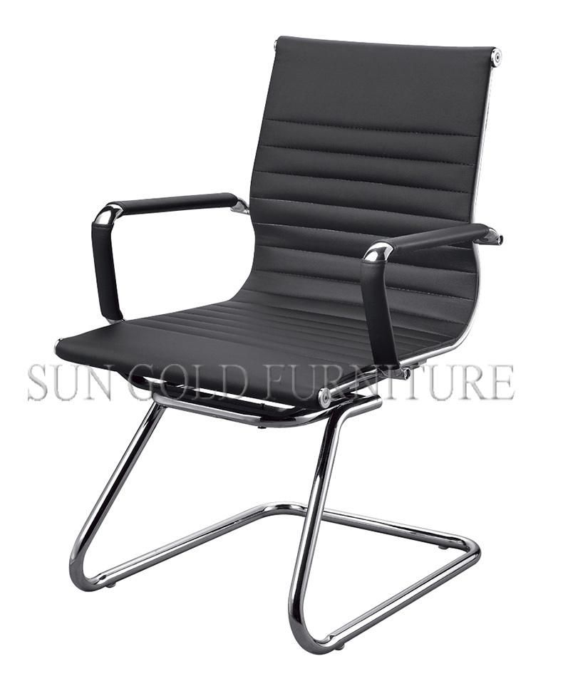 (SZ-OCY126) Armless White Stylish Office Chair Arc-Shaped Chair