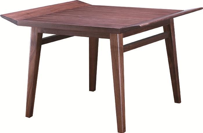 Zhida High End Modern Home Hotel Furniture Wooden Living Room Walnut Solid Wood Center Table Villa Rectangle Coffee Tea Table for Sale