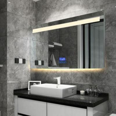 Frameless Espejos China Supplier Hotel Furniture LED Wall Light Mirror for Bathroom