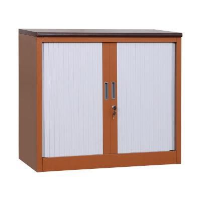 Plastic Roller Shutter Door Steel Adjustable Shelves Tambour Filing Cabinet Shutter Door Cabinet