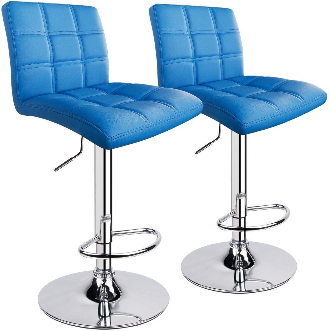 Newly Design Cheap Commerical furniture Colorful Bar Stool Free Sample Adjustable Lift Plastic Bar Chair