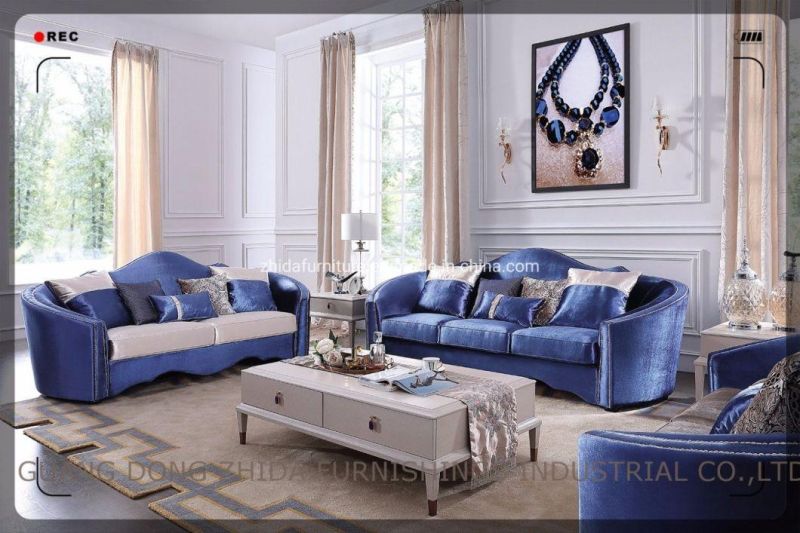 Classic Style Antique Living Room Furniture Sofa Set Bedroom Sofa