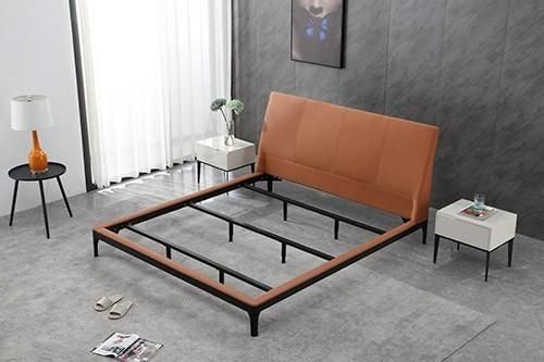 Modern Solid Wood Double Bed Used Hotel Furniture for Sale