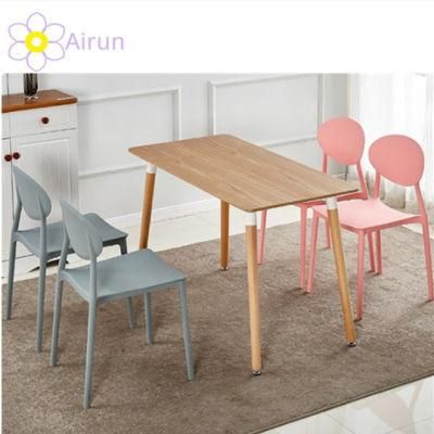 Widely Used Modern Furniture Rectangle Wooden Dining MDF Table