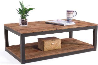 Accent Rustic Brown Industrial Coffee Table Furniture