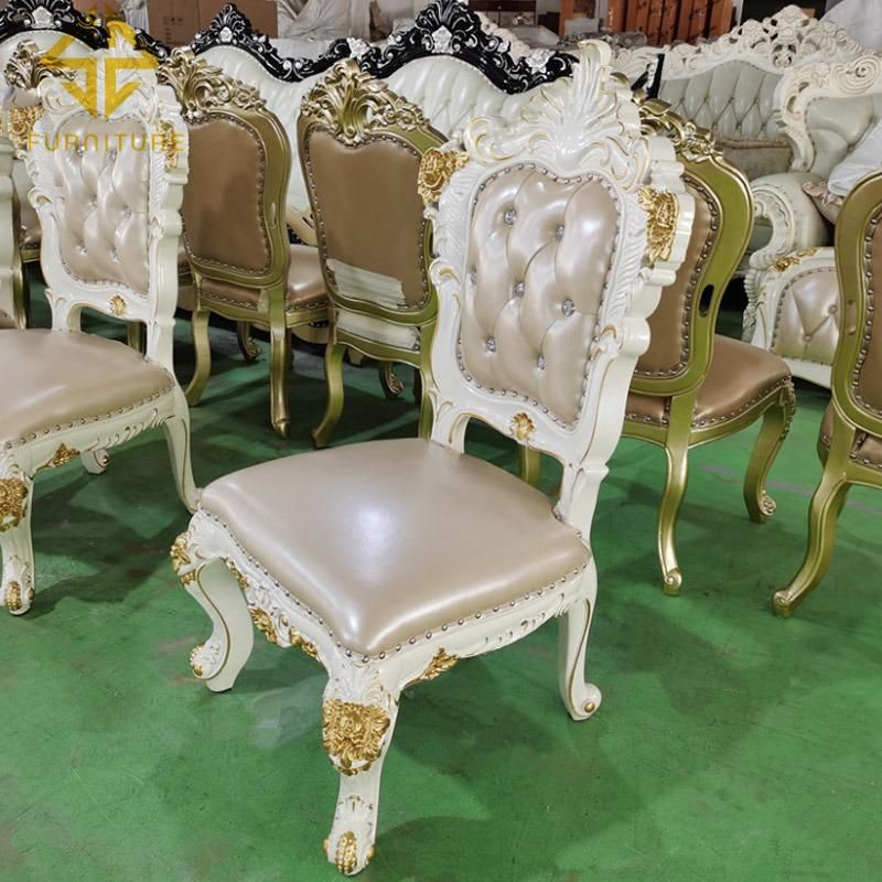 2021 New Arrival Wood Carve Vintage Wedding Chair for Sale