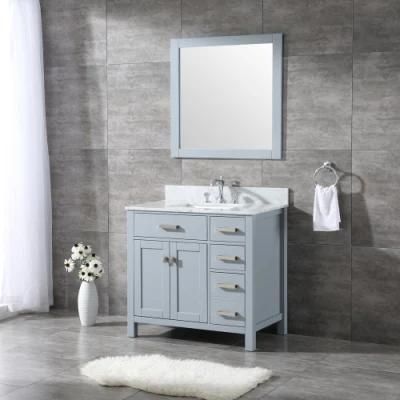 Beautiful Solid Wood Single Bathroom Furniture