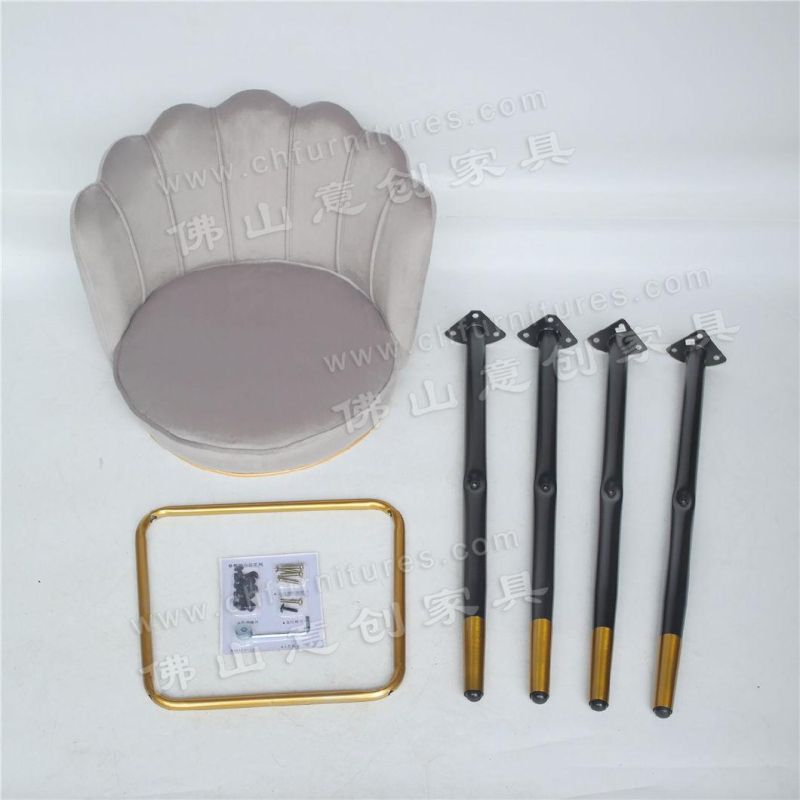 Modern Light Luxury Bar Home High Stools Tufted Backrest Bar Stools