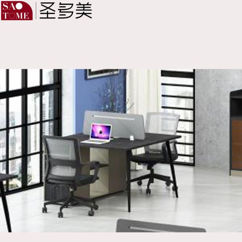 Modern Luxury Foshan Office Wooden Table Ordinary Desk Office Furniture Four People