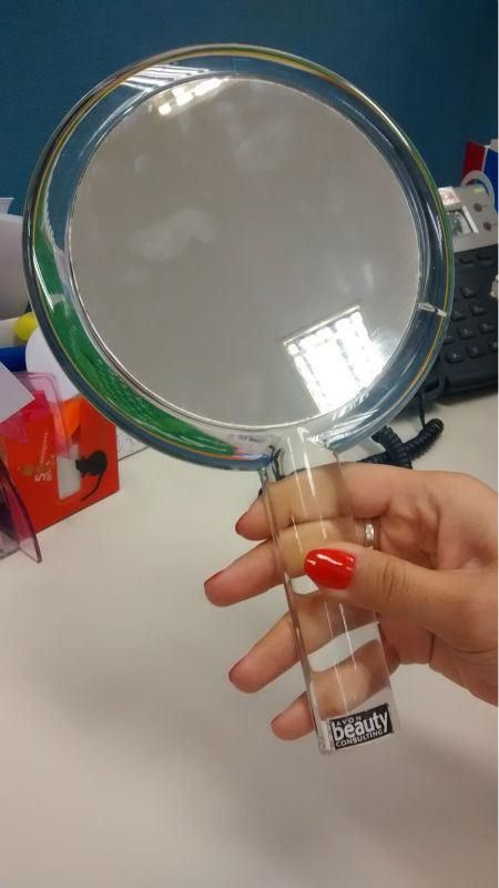 Hand Mirror fashion Cosmetic Makeup Portable Mirror with Handle