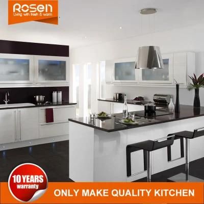 Best Modern Australia Style White Painting Lacpuer Kitchen Cabinet