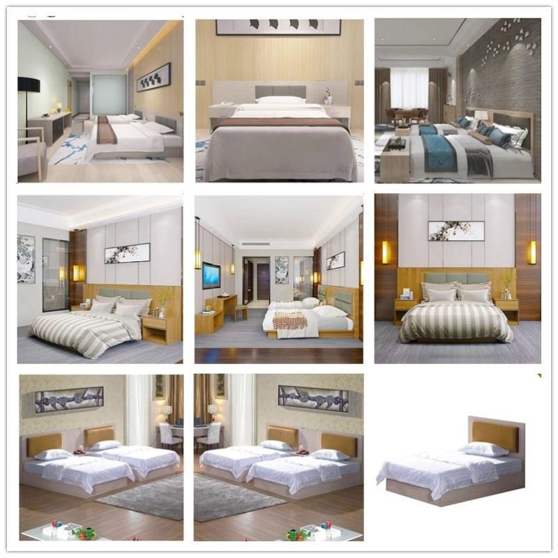 Modern and Fashion Design Export Modern Fixed Double Bed