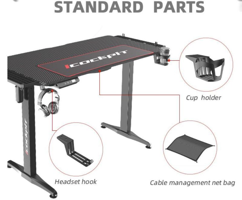 Office Furniture Metal Computer Desk Gaming Table