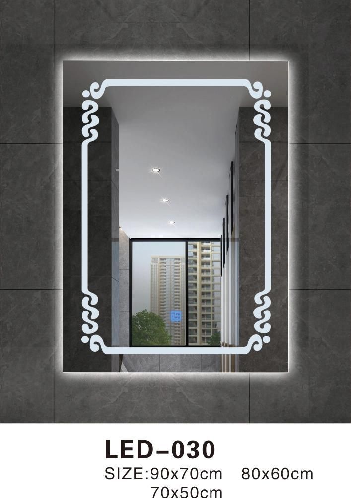 New Design Luxury Illuminated Bathroom LED Mirror Wholesale