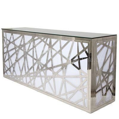 Modern Design Steel Restaurant Furniture Wholesale High Bar Table