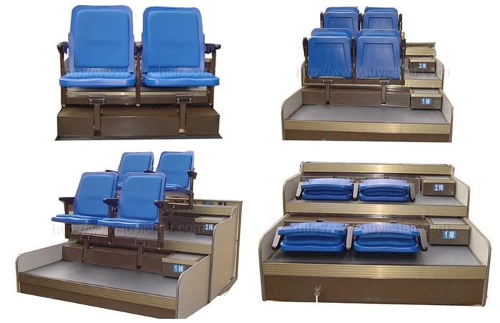 Floor Mounted Folding Stadium Seat for Auditorium Blm-6200