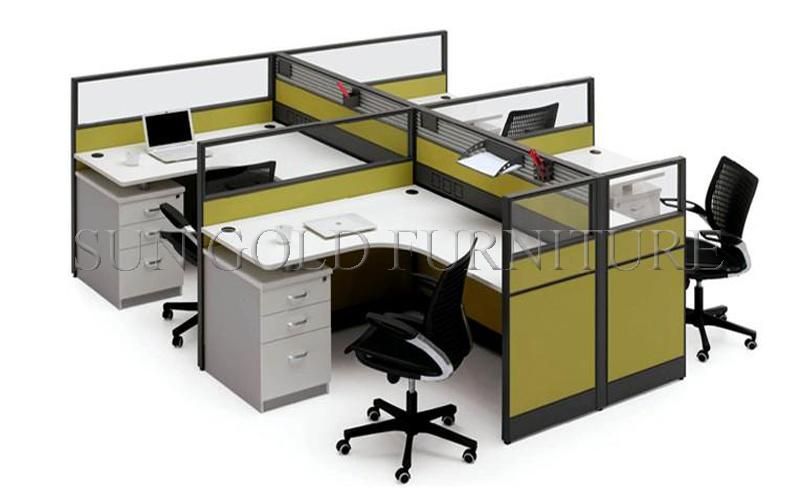 Good Quality U Shape Office Worstation Multifunctional Office Desk Sz-Wsj007