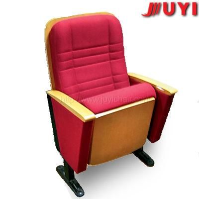 VIP Multi-Functional Wood Armrest Indoor Upholstery Theater Auditorium Hall Chair