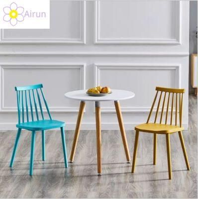 Modern Dining Chairs Windsor Chair Factory Wholesale Modern Restaurant Plastic Furniture Colorful Stackable Dining Chairs