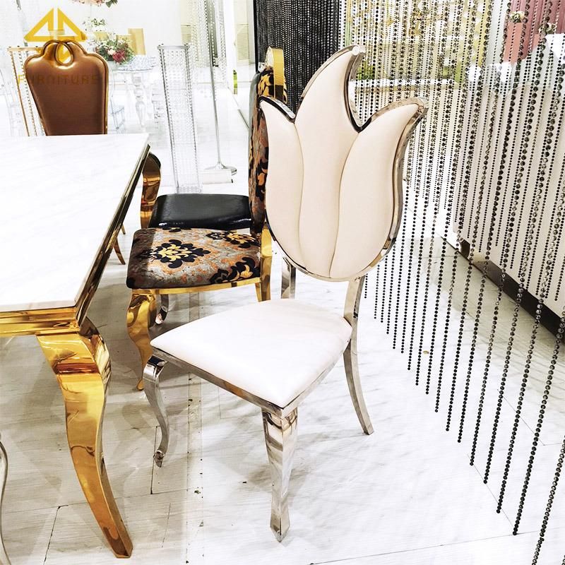 Factory Gold Banquet Stainless Steel Rose Golden Chair