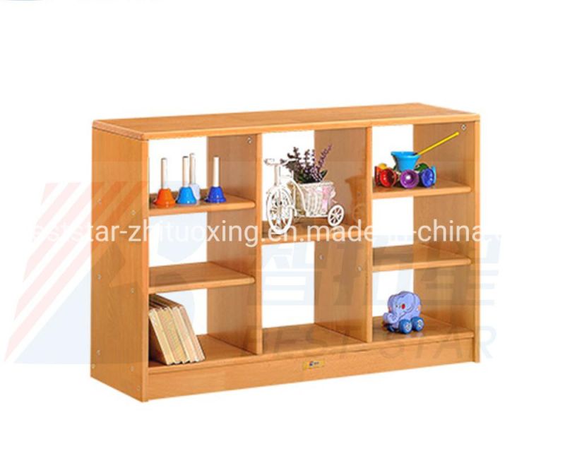 Preschool and Kindergarten Child Bookshelf and Bookcase, Living Room Wardrobe, Wooden Display Rack, Playroom Furniture Kids Toy Storage Shelf and Stand Cabinet