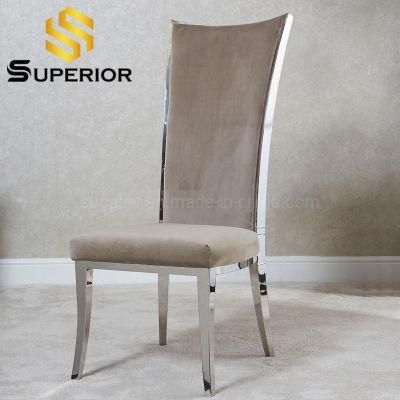 2020 New Arrival Scandinavian Kitchen Brown Velvet Dining Room Chair