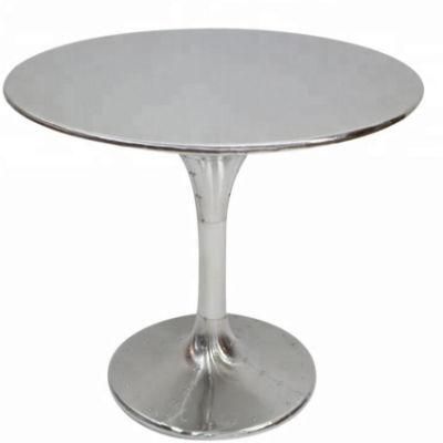 Home Dining Room Restaurant Aluminum Surface Tulip Table