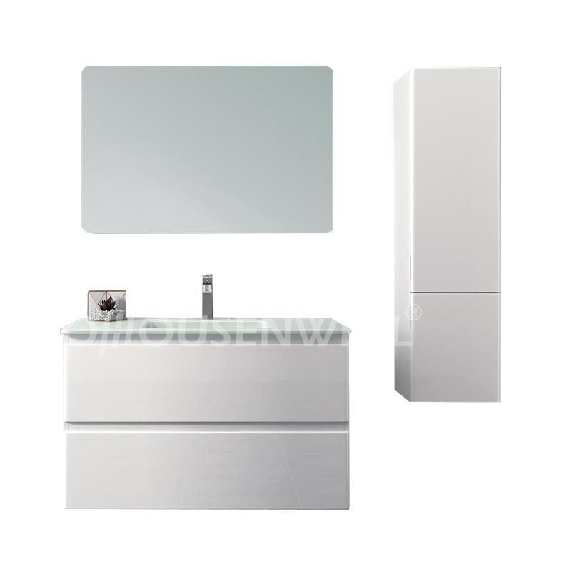 Matt Gloss Bathroom Cabinet Laminated Bathroom Vanity Melamine Bathroom Furniture