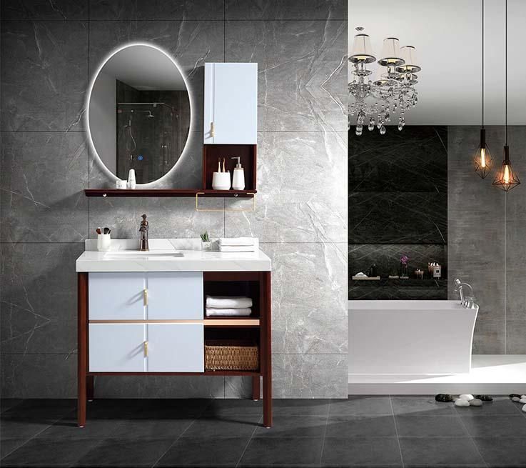 100cm European Luxury Products Including Mirror Cabinet and Bathroom Cabinet