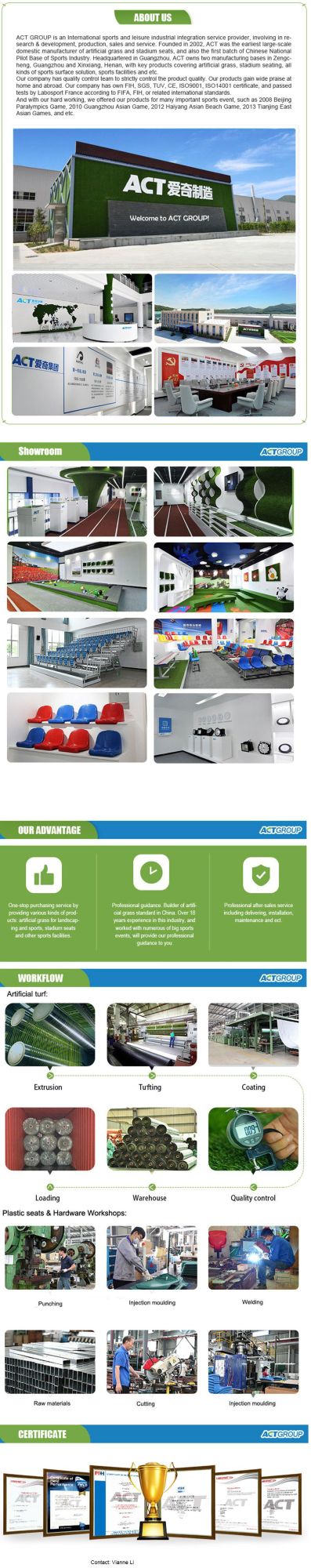 HDPE High Back Blow Stadium Chair Folding Plastic Seats for VIP Zone