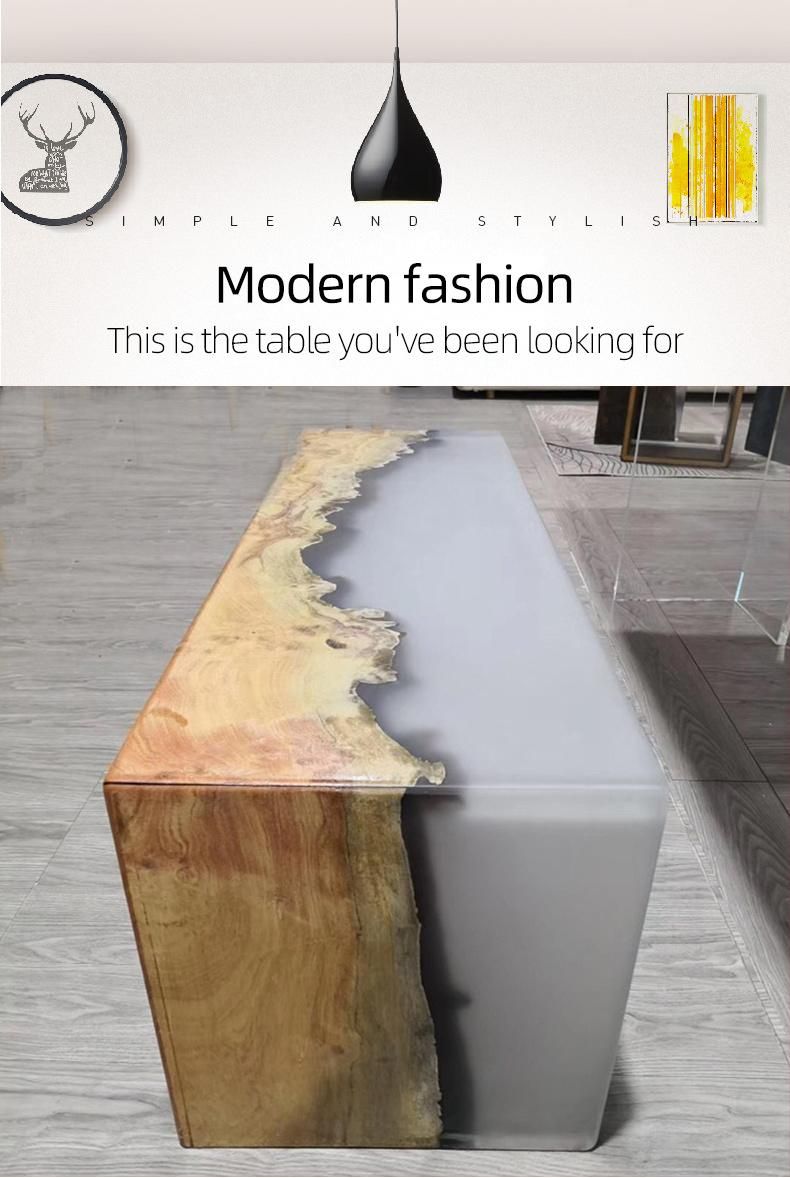 New Arrival Eco Friendly Modern Design Epoxy Resin Table