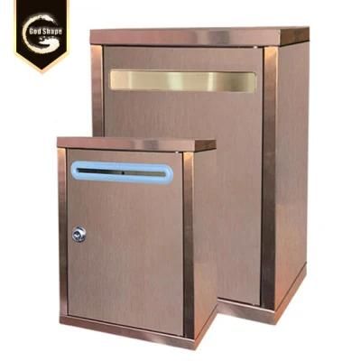 Modern Apartment Mailbox Stainless Steel Parcel Letterbox Letter Boxes Mailbox