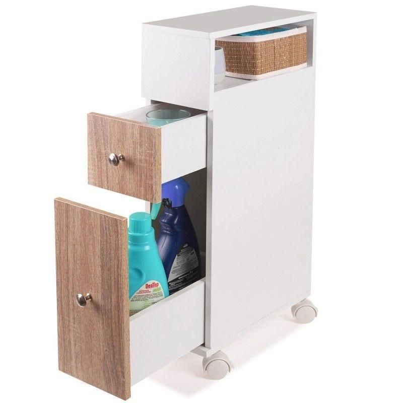 Modern Wooden Toilet Paper Storage Bathroom Cabinets