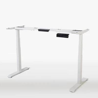 White Smart Modern Home Office Work Executive Computer Laptop Height Adjustable Desk