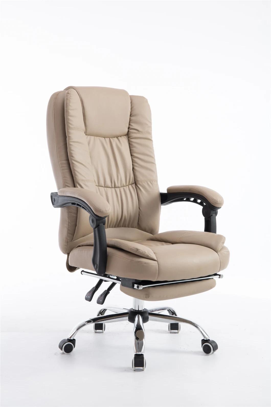 Modern Wholesales Swivel Ergonomic PU Reclining Home Office Furniture High Back Executive Computer Gaming with Footrest