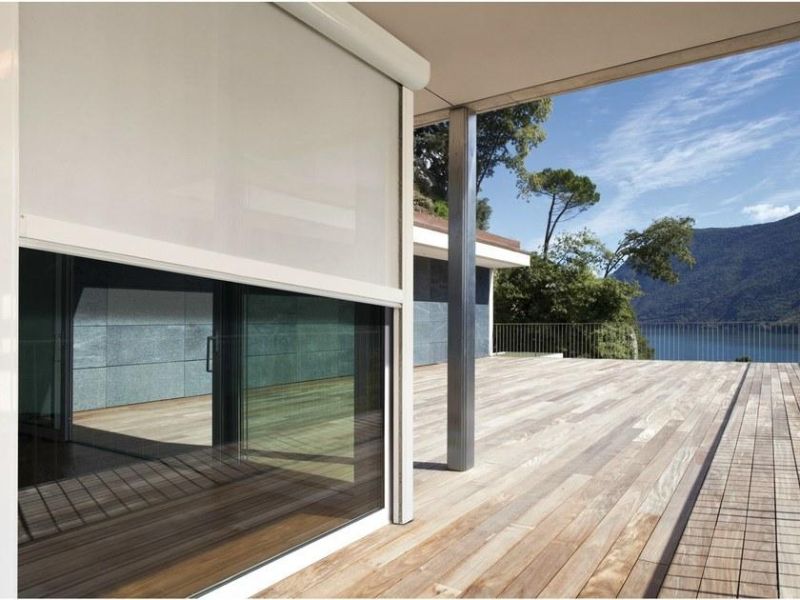 Motorized Outdoor Roller Blinds