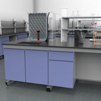 High Quality Wholesale Custom Cheap Hospital Steel Lab Furniture with Paper, High Quality Best Price Bio Steel Lab Bench Cover in Dispenser/