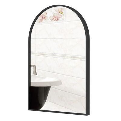 Luxury Black Metal Framed Silver Mirror for Bathroom and Dressing