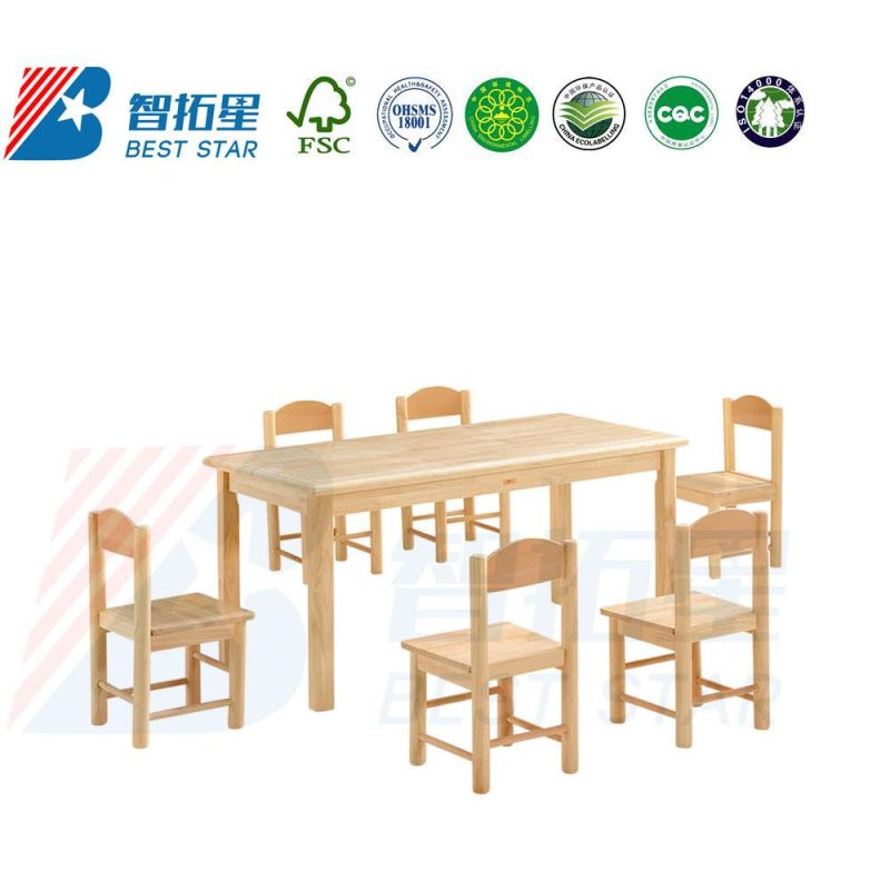 Kindergarten Preschool Kids Rectangle Wooden Table, Kids Table, Children Furniture, School Furniture, Classroom Furniture, Primary School Furniture