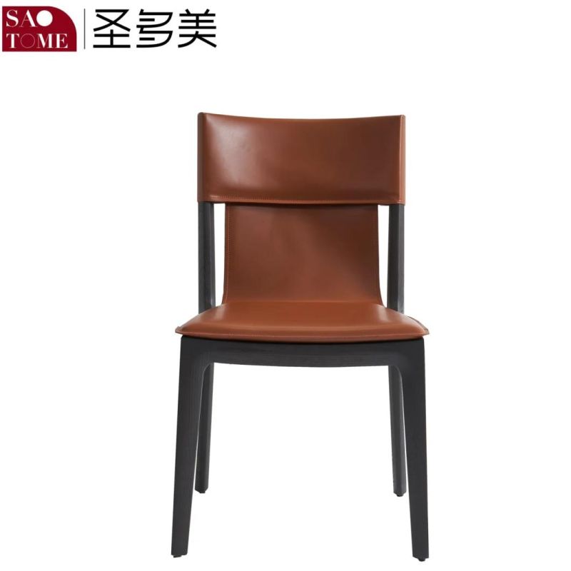 Hot Selling Luxurious and Comfortable Leather Dining Chair