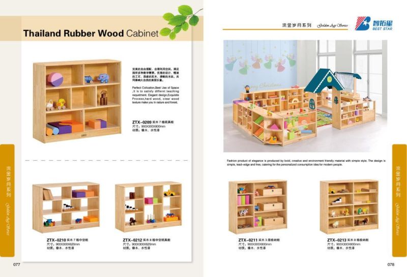 Children Storage Cabinet Kids Toy Cabinet, Baby Wood Wardrobe Cabinet, Child Combination Cabinet, Playroom Corner Cabinet