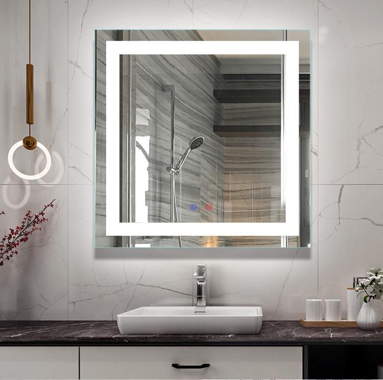 Modern Home Frameless LED Lighted Bathroom Decorative Bath Wall Mirror