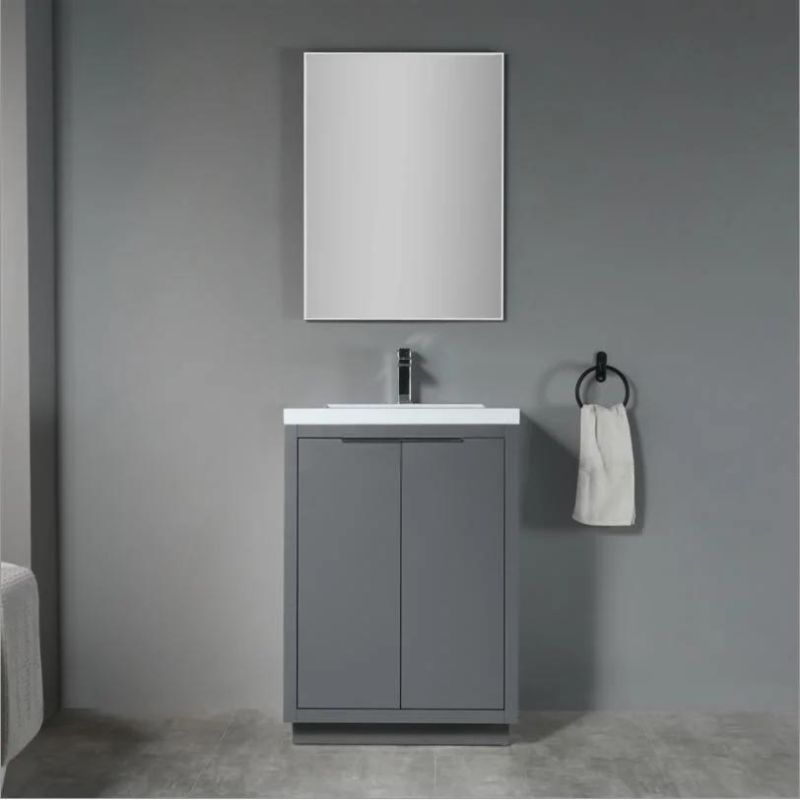 Luxury Modern Bathroom Cabinet with Ceramics Basin