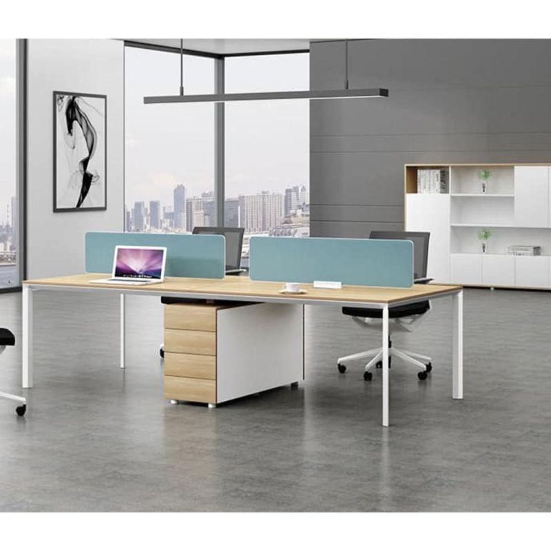 Modern Modular 2 Person Seats Desk Office Furniture Table Partition