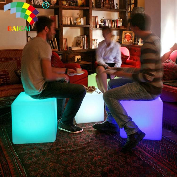 LED Cube Lighting Chair / Illuminated Furniture