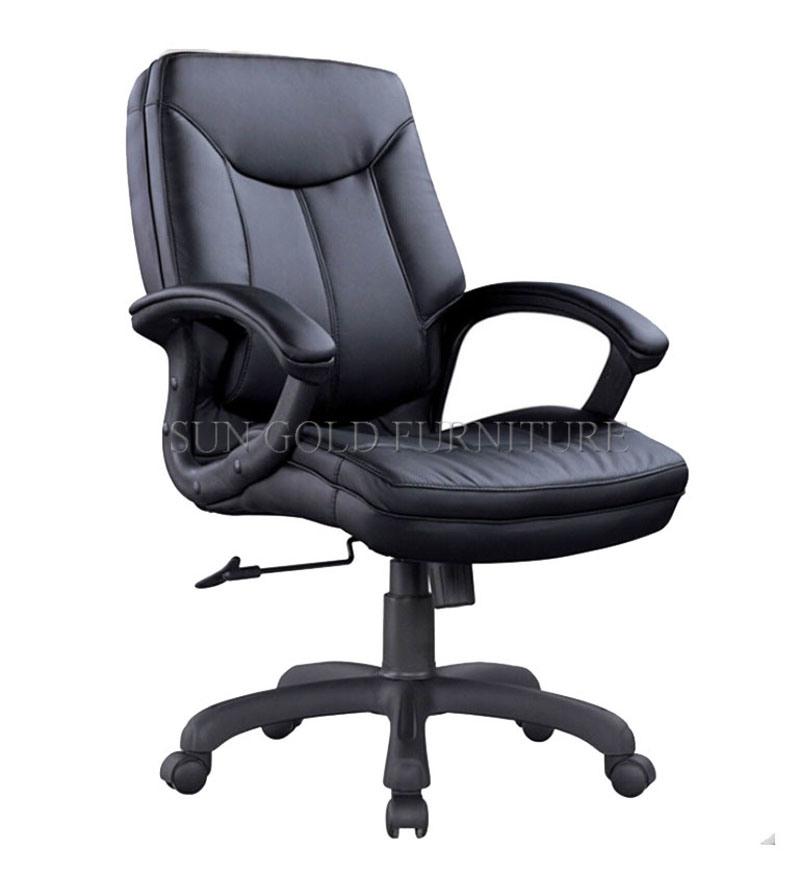 (SZ-OC145R) Hot Sale Modern Office Furniture Brown Cow Leather Manager Chair