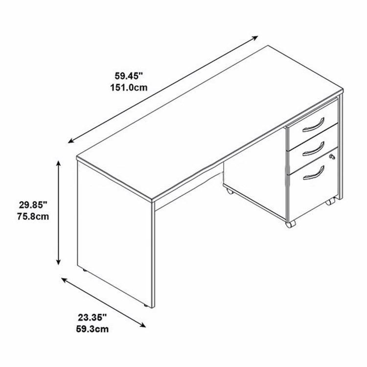 Fashionable Design Modern Furniture Office Wooden Desk