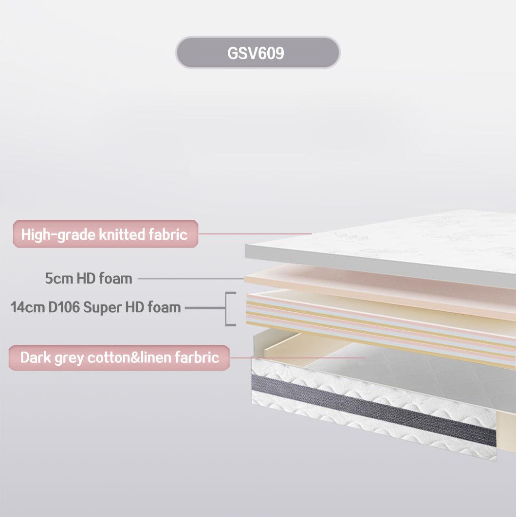 Made in China Home Furniture Set Bedding Mattress Foam Mattress Gsv609