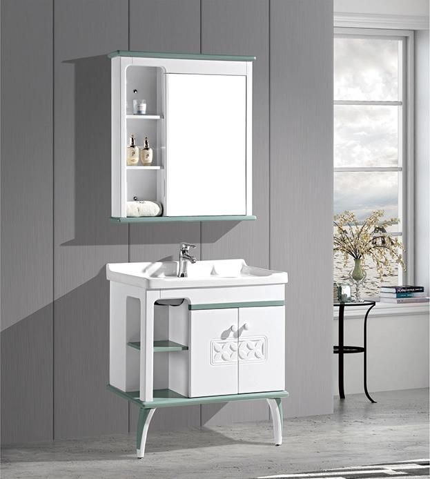 Hangzhou Factory Wholesale New Design Modern Classic Bathroom Cabinet Bathroom Vanity with Mirror Cabinet